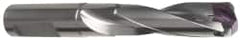 Guhring - 0.551 to 0.57", 46.2mm Max Depth, 5/8" Shank Diam, 68mm Flute, Replaceable-Tip Drill - Eagle Tool & Supply