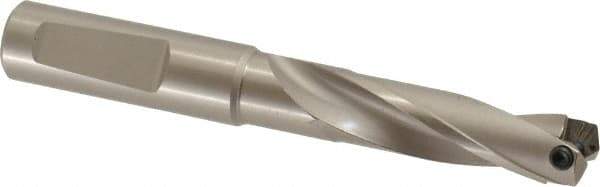 Guhring - 0.571 to 0.59" Diam, 47.8mm Max Depth, 5/8" Shank Diam, 70mm Flute, Replaceable Tip Drill - HT 800 WP Insert, Series 4107 - Eagle Tool & Supply