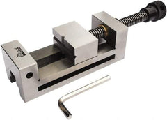 Gibraltar - 2-3/4" Jaw Width, 3" Jaw Opening Capacity, 1-9/16" Jaw Height, Toolmaker's Vise - Flat Jaw, 0.003" Parallelism, 0.005" Squareness, 254mm OAL x 4-1/4" OAH - Eagle Tool & Supply