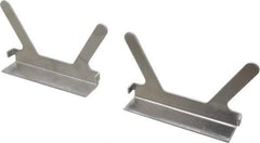 Gibraltar - 5-1/2" Jaw Width, Aluminum, Vise Jaw Cap - Press On Attachment - Eagle Tool & Supply