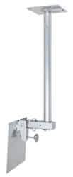Video Mount - Steel, Flat Panel Ceiling Mount For 25 to 37 Inch LCD Monitor - Silver, 75 Lbs. Load Capacity, 20° Max Tilt Angle, Ceiling Mount Rotating and Tilting - Eagle Tool & Supply