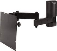 Video Mount - Steel, Flat Panel Arm Mount For 25 to 32 Inch LCD Monitor - Black, 50 Lbs. Load Capacity, 20° Max Tilt Angle, Wall Mount Rotating and Tilting - Eagle Tool & Supply