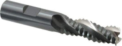OSG - 5/8" Diam, Coarse Pitch, 1-5/8" LOC, 3 Flute Cobalt Roughing End Mill - Uncoated, 3-3/4" OAL, 5/8" Shank Diam, Single End, Centercutting, 35° Helix - Eagle Tool & Supply
