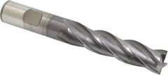 OSG - 5/8", 2-1/2" LOC, 5/8" Shank Diam, 4-5/8" OAL, 4 Flute, Square End Mill - Single End, TiCN Finish, 30° Helix, Centercutting, Right Hand Cut, Series 546 - Eagle Tool & Supply