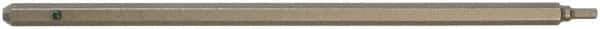 Paramount - 3/32" Hex Screwdriver Blade - 5mm Drive, 5-1/2" OAL - Eagle Tool & Supply