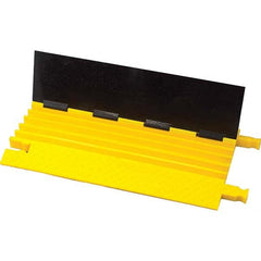 Checkers - On Floor Cable Covers Cover Material: Polyurethane Number of Channels: 5 - Eagle Tool & Supply