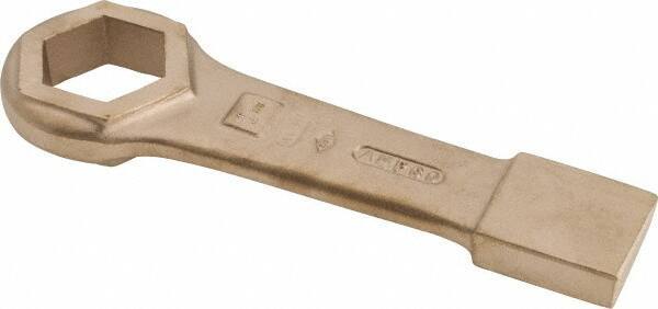 Ampco - 1-7/8" 6 Point Striking Box Wrench - Single End, 10-5/8" OAL, Aluminum Bronze - Eagle Tool & Supply