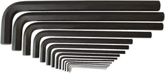 Bondhus - 15 Piece L-Key Hex Key Set - Hex Range 0.89 to 19mm, 15" OAL, Protanium High Torque Steel - Eagle Tool & Supply