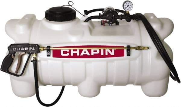 Chapin - 25 Gal Chemical Safe Garden Hand Sprayer - Use with Cleaners/Degreasers, Polyethylene Tank, Wide Mouth, Reinforced Hose - Eagle Tool & Supply