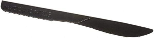 ECO PRODUCTS - Eco-Products 100% Recycled Content Cutlery, Knife, 6" - Black - Eagle Tool & Supply