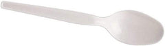 Dixie - Dixie Plastic Tableware, Heavy Mediumweight Teaspoons - White - Eagle Tool & Supply