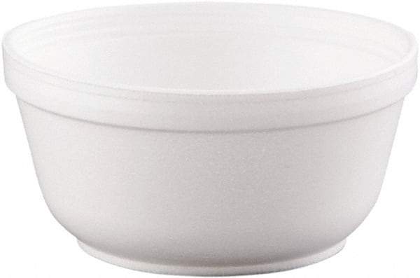 DART - Dart Foam Bowls, 12 Ounces, Round - White - Eagle Tool & Supply