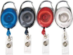 ADVANTUS - 30 Inch Long, Retractable ID Holder Strap - Assorted Colors, 20 Pack - Eagle Tool & Supply