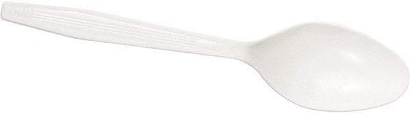 Boardwalk - Boardwalk Full-Length Polystyrene Cutlery, Teaspoon - White - Eagle Tool & Supply