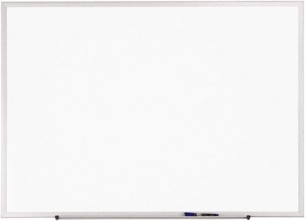 Quartet - 18" High x 24" Wide Erasable Melamine Marker Boards - Anodized Aluminum, 18-7/8" Deep, Includes One Quartet Dry-Erase Marker & Attachable Accessory Tray & Mounting Hardware - Eagle Tool & Supply