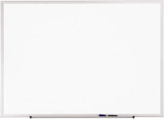 Quartet - 18" High x 24" Wide Erasable Melamine Marker Boards - Anodized Aluminum, 18-7/8" Deep, Includes One Quartet Dry-Erase Marker & Attachable Accessory Tray & Mounting Hardware - Eagle Tool & Supply
