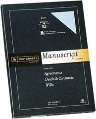 Southworth - 12-1/2" Long x 9" Wide Manuscript Cover - Blue - Eagle Tool & Supply