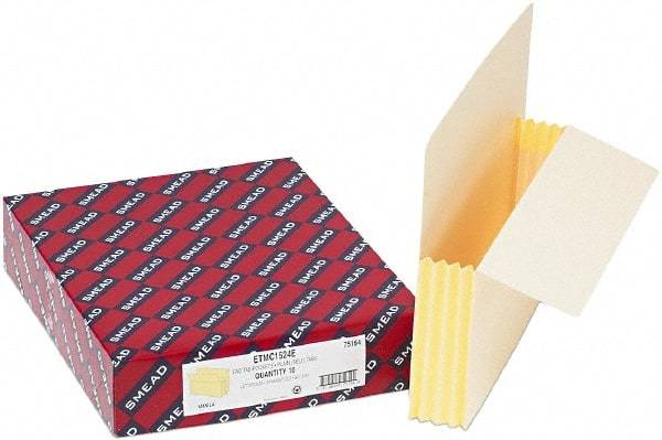 Samsill - 8-1/2 x 11", Letter Size, Manila, Expandable File Folders with End Tab Pocket - 11 Point Stock, Straight Tab Cut Location - Eagle Tool & Supply