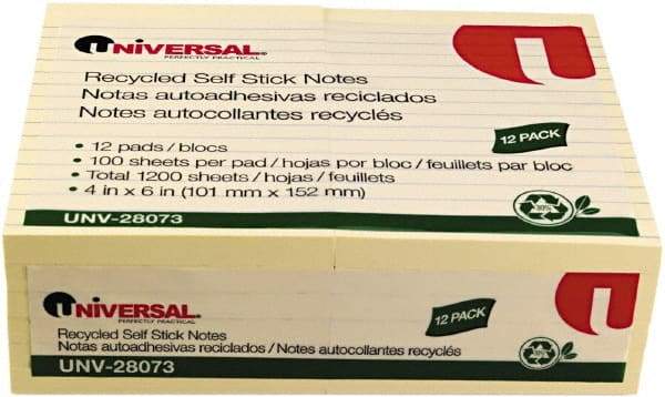 UNIVERSAL - Self-Stick Note & Page Flag Dispensers Size: 4" x 6" - Eagle Tool & Supply