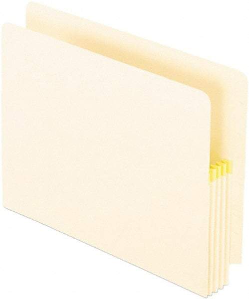 Pendaflex - 8-1/2 x 11", Letter Size, Manila, File Jackets/Sleeves/Wallets with Expanding Convertible End/Top Tab - 11 Point Stock, Straight Tab Cut Location - Eagle Tool & Supply
