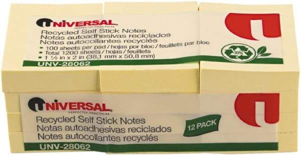 UNIVERSAL - Self-Stick Note & Page Flag Dispensers Size: 1 1/2" x 2" - Eagle Tool & Supply