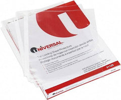 UNIVERSAL - 100 Piece Clear Sheet Protectors-Ring Binder - 11" High x 8-1/2" Wide - Eagle Tool & Supply