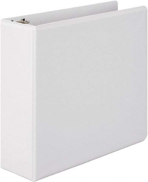 Wilson Jones - 3" Sheet Capacity, 11 x 8-1/2", View Ring Binder - Vinyl, White - Eagle Tool & Supply