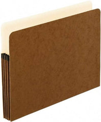 Pendaflex - 8-1/2 x 11", Letter Size, Red, Expandable File Folders with Top Tab Pocket - 11 Point Stock - Eagle Tool & Supply