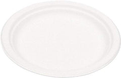 ECO PRODUCTS - Eco-Products Compostable Sugarcane Dinnerware, 9" Plate - White - Eagle Tool & Supply