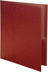 Earthwise by OXFORD - 8-1/2 x 11", Letter Size, Green, Pocket Folders - 11 Point Stock - Eagle Tool & Supply