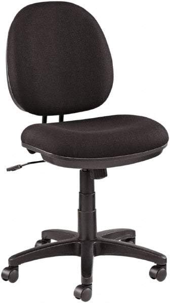 ALERA - 16-1/2" High Office/Managerial/Executive Chair - 19" Wide x 17" Deep, 100% Acrylic Seat, Black - Eagle Tool & Supply