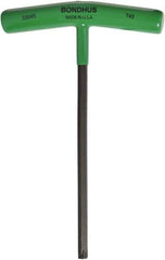 Bondhus - T45 Standard Torx Key - T-Handle Cushion Grip, Protanium High Torque Steel - Eagle Tool & Supply