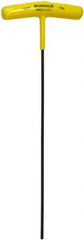 Bondhus - 7/64" Hex, T-Handle Cushion Grip, Hex Key - 9" OAL, Protanium High Torque Steel, Inch System of Measurement - Eagle Tool & Supply