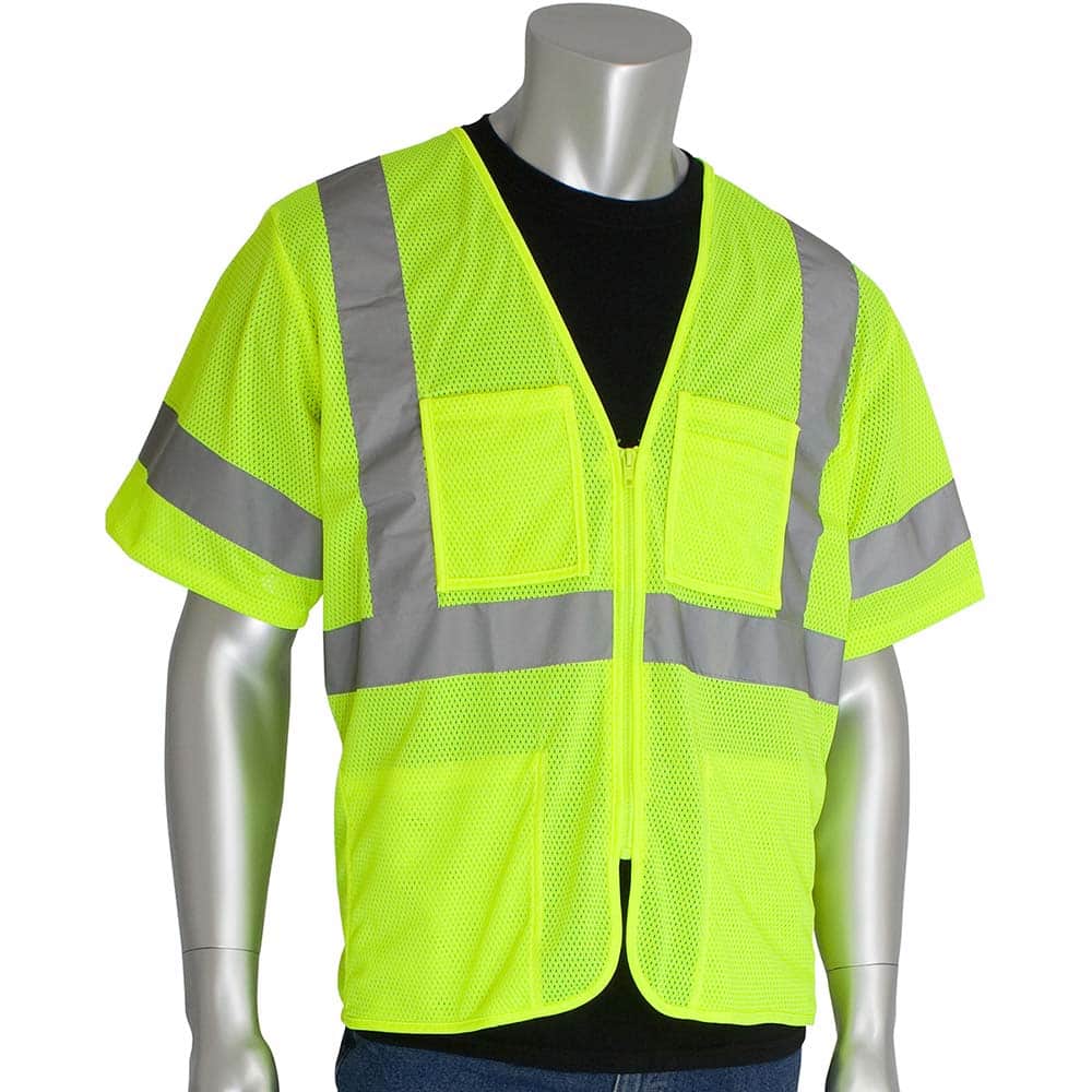 PIP - High Visibility Vests Vest Style: General Purpose; Surveyor's Vest Type: Hi Visibility - Eagle Tool & Supply