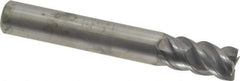 Seco - 1/2", 4 Flute, Single End, Solid Carbide, Corner Chamfer End Mill - 3-1/2" OAL, 48° Helix, Right Hand Flute, 1" LOC, Right Hand Cut - Eagle Tool & Supply