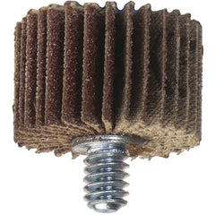 3″ × 1″ × 1/4″-20 Metal R207 Flap Wheel 120 Grit Aluminum Oxide - Eagle Tool & Supply