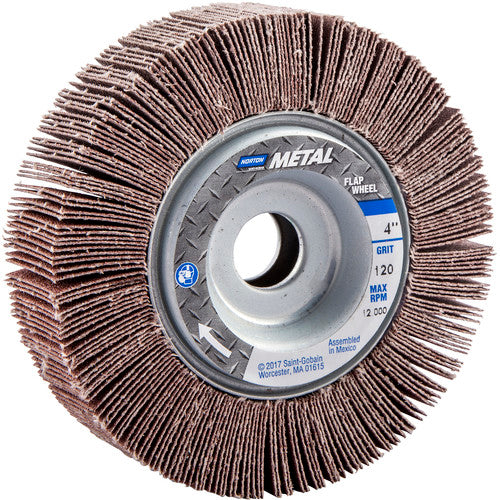 4″ × 1″ × 5/8″ Metalite R265 Flap Wheel 120 Grit Aluminum Oxide - Eagle Tool & Supply