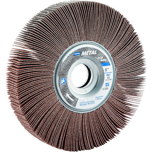 6″ × 1″ × 1″ Metalite R265 Flap Wheel 60 Grit Aluminum Oxide - Eagle Tool & Supply