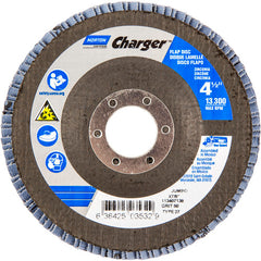 ‎4-1/2″ × 1/4″ × 7/8″ Jumbo Charger R822 Flap Disc Type 27 Jumbo 60 Grit - Eagle Tool & Supply