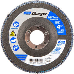‎4-1/2″ × 1/4″ × 7/8″ Jumbo Charger R822 Flap Disc Type 27 Jumbo 80 Grit - Eagle Tool & Supply