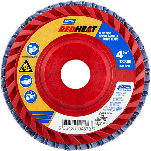‎4-1/2″ × 1/4″ × 7/8″ TwinStar Flap Disc Type 27 Flat 60 Grit - Eagle Tool & Supply