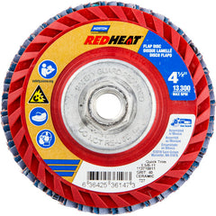 ‎4-1/2″ × 1/4″ × 5/8″ Twinstar Flap Disc Type 27 Flat 40 Grit - Eagle Tool & Supply