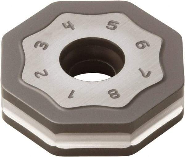 Seco - ONMU090520 MD17 Grade MP1500 Carbide Milling Insert - TiCN/Al2O3 Finish, 0.866" Inscribed Circle - Eagle Tool & Supply