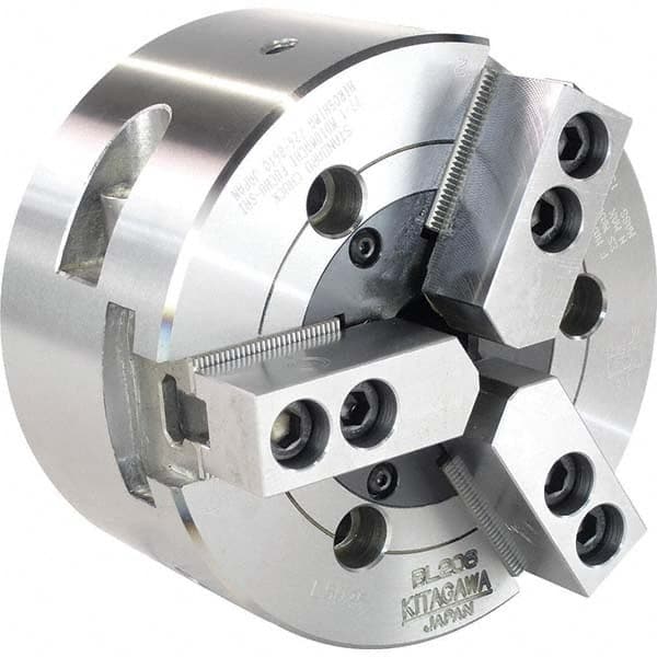 Kitagawa - Power Lathe Chucks Chuck Diameter (Decimal Inch): 6.0000 Number of Jaws: 3 - Eagle Tool & Supply