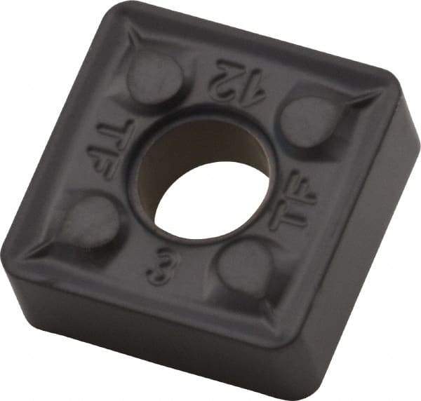 Iscar - SNMG433 TF Grade IC907 Carbide Turning Insert - TiAlN/TiN Finish, 90° Square, 1/2" Inscr Circle, 3/16" Thick, 3/64" Corner Radius - Eagle Tool & Supply