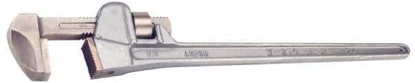 Ampco - 24" Aluminum Nonsparking Pipe Wrench - 4-1/4" Pipe Capacity - Eagle Tool & Supply