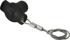 Leviton - 3R NEMA Rated, Male, Black Single Pole Protective Cap - For Use with Female Plug, CSA Certified, UL Listed - Eagle Tool & Supply