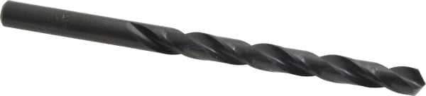 Cleveland - Letter I 118° High Speed Steel Jobber Drill - Oxide Finish, Right Hand Cut, Spiral Flute, Straight Shank, 4-1/8" OAL, Standard Point - Eagle Tool & Supply