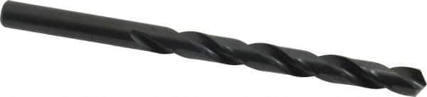 Cleveland - Letter O 118° High Speed Steel Jobber Drill - Oxide Finish, Right Hand Cut, Spiral Flute, Straight Shank, 4-1/2" OAL, Standard Point - Eagle Tool & Supply