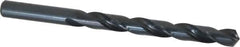 Cleveland - Letter V 118° High Speed Steel Jobber Drill - Oxide Finish, Right Hand Cut, Spiral Flute, Straight Shank, 5" OAL, Standard Point - Eagle Tool & Supply